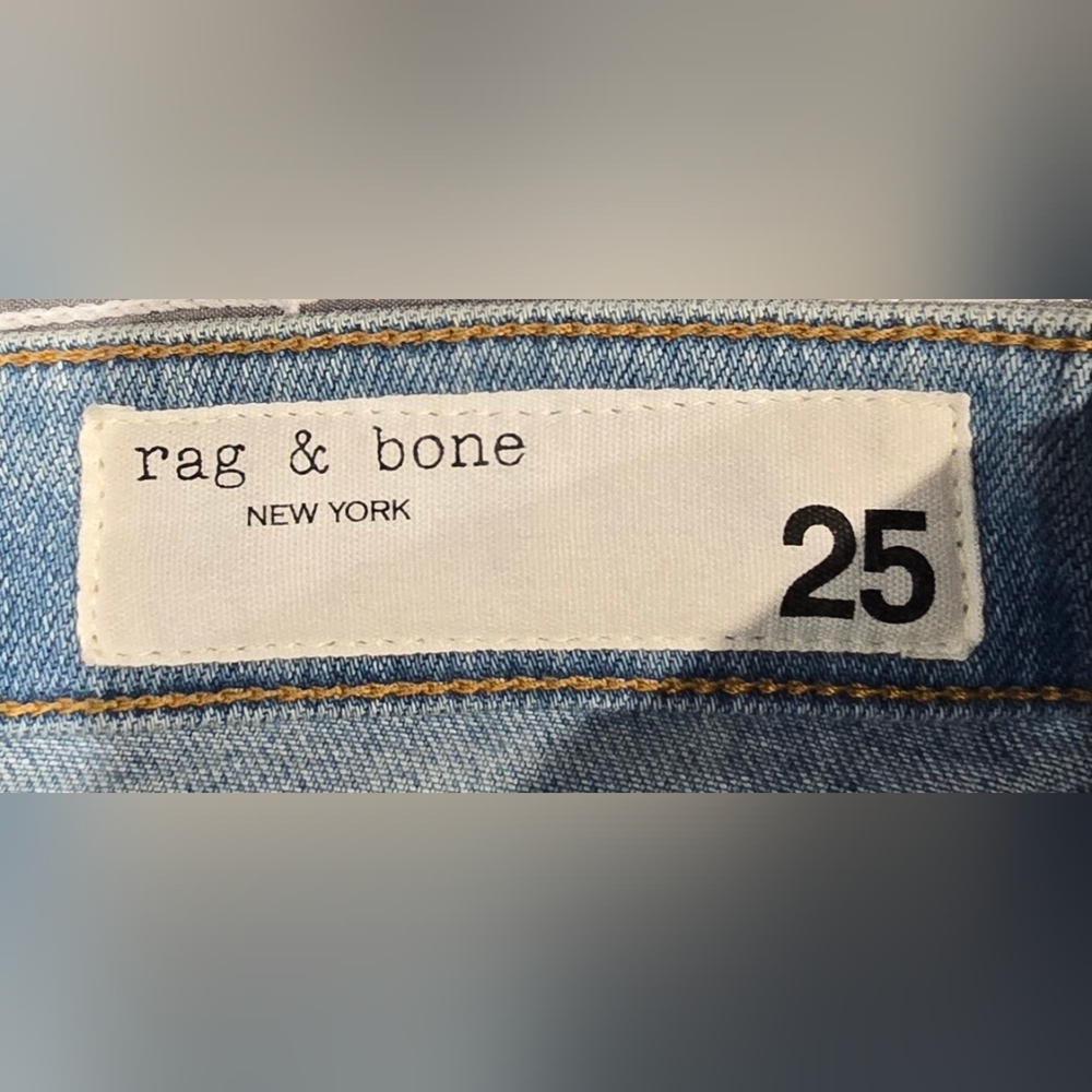 Rag & Bone Cate Midrise Ankle Skinny In Faded Camo Size 25 - Picture 6 of 9